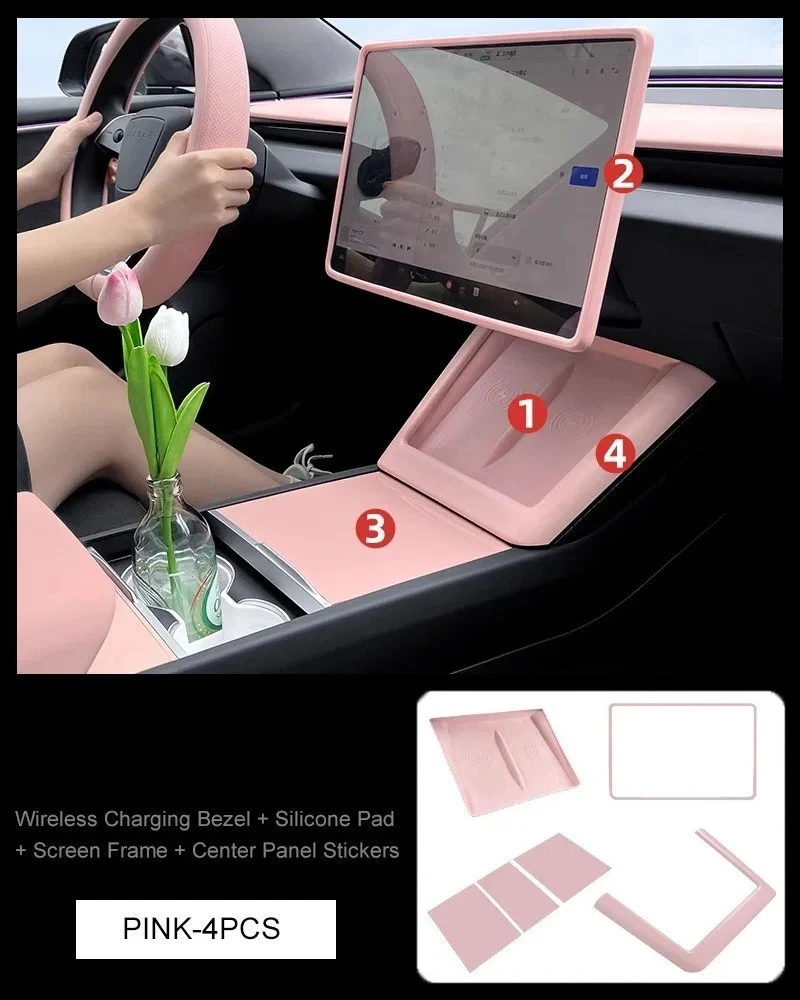 Pink 4PCS