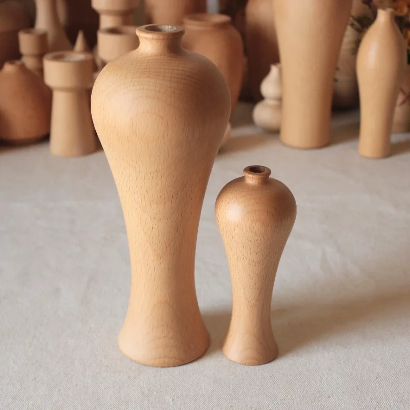 

Such as a handmade solid wood plum vase, vintage table ornaments, wooden tire vase, home accessories, dried flower ware