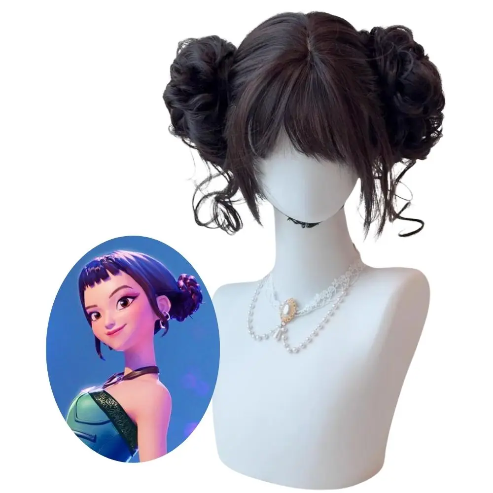 

K-Pop Zoey Demon Hunters Cosplay Wig for Women Girls Group Idol Roleplay Short Black Wigs Fantasia Halloween Costume Accessories