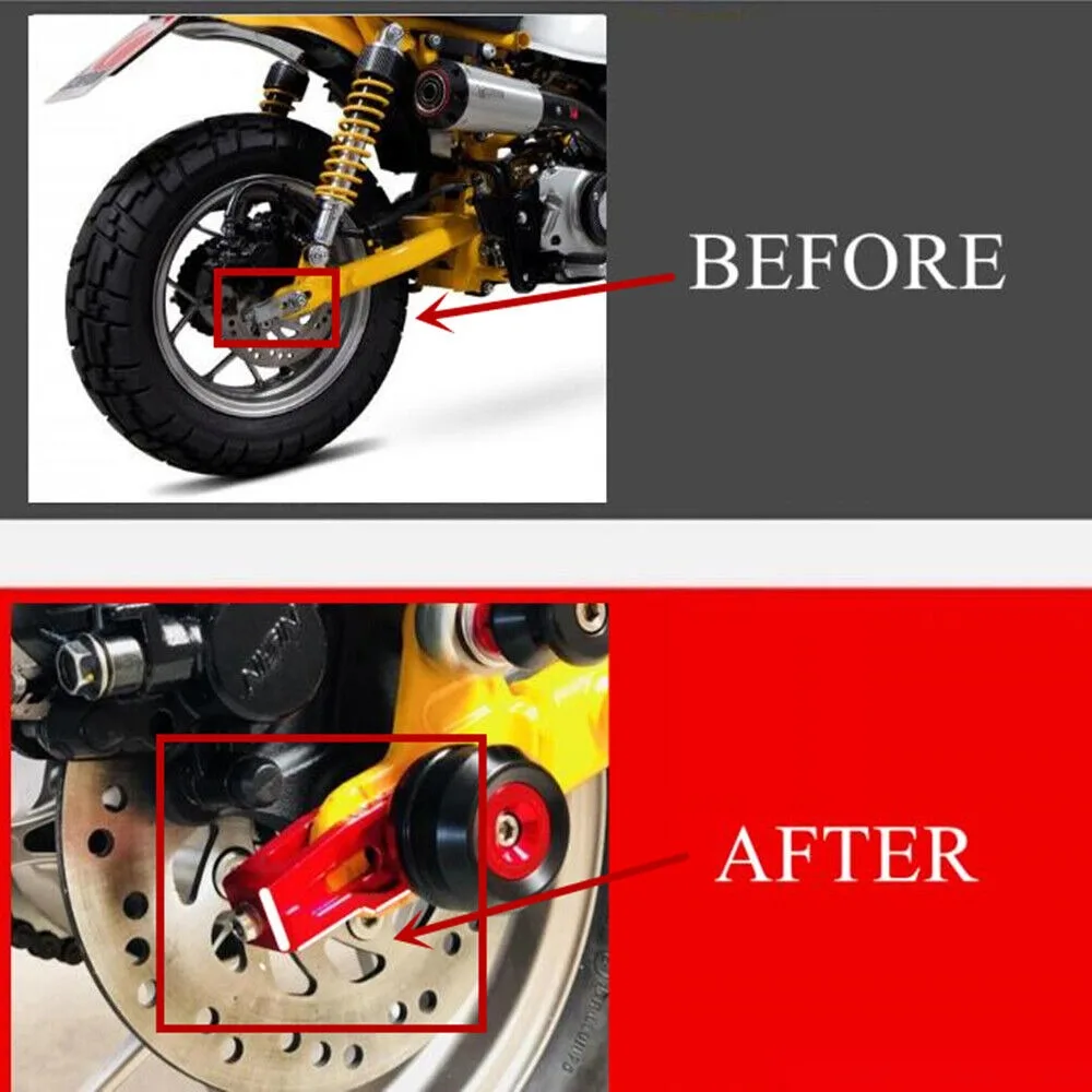 

For Honda MONKEY 125 2018-2023 3D Carve Rear Swing Arm Chain Adjuster Tensioner