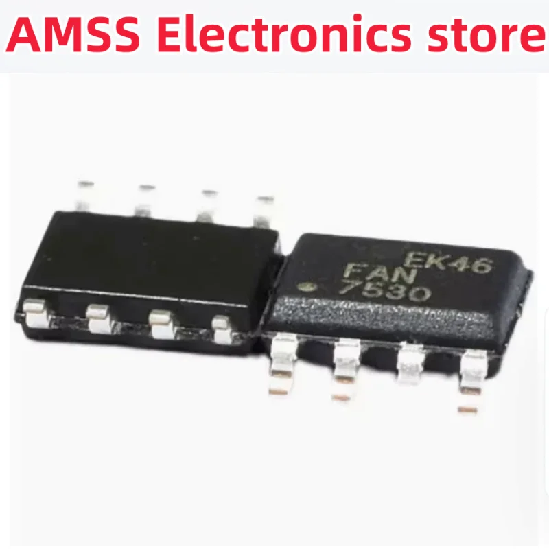 AMSS 5-10pcs FAN7530MX FAN7530M FAN7530 7530 7530MX PFC CTRLR CRM/TRANSITION 8SOP SOP8 Integrated Circuits Spot