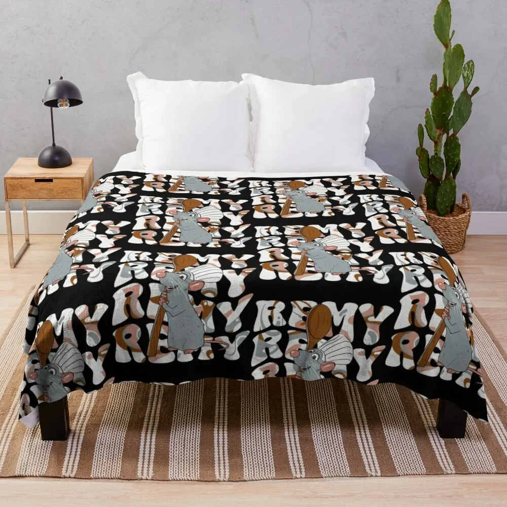 

Ratatouille Chef Remy Throw Blanket Stain Resistant Cozy Warm Blanket