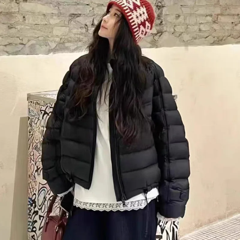 Short Down Jacket 2025 Women's New Arrival Fall/Winter Fashion Stand Collar Casual Warm Versatile Thickened Coat Trendy