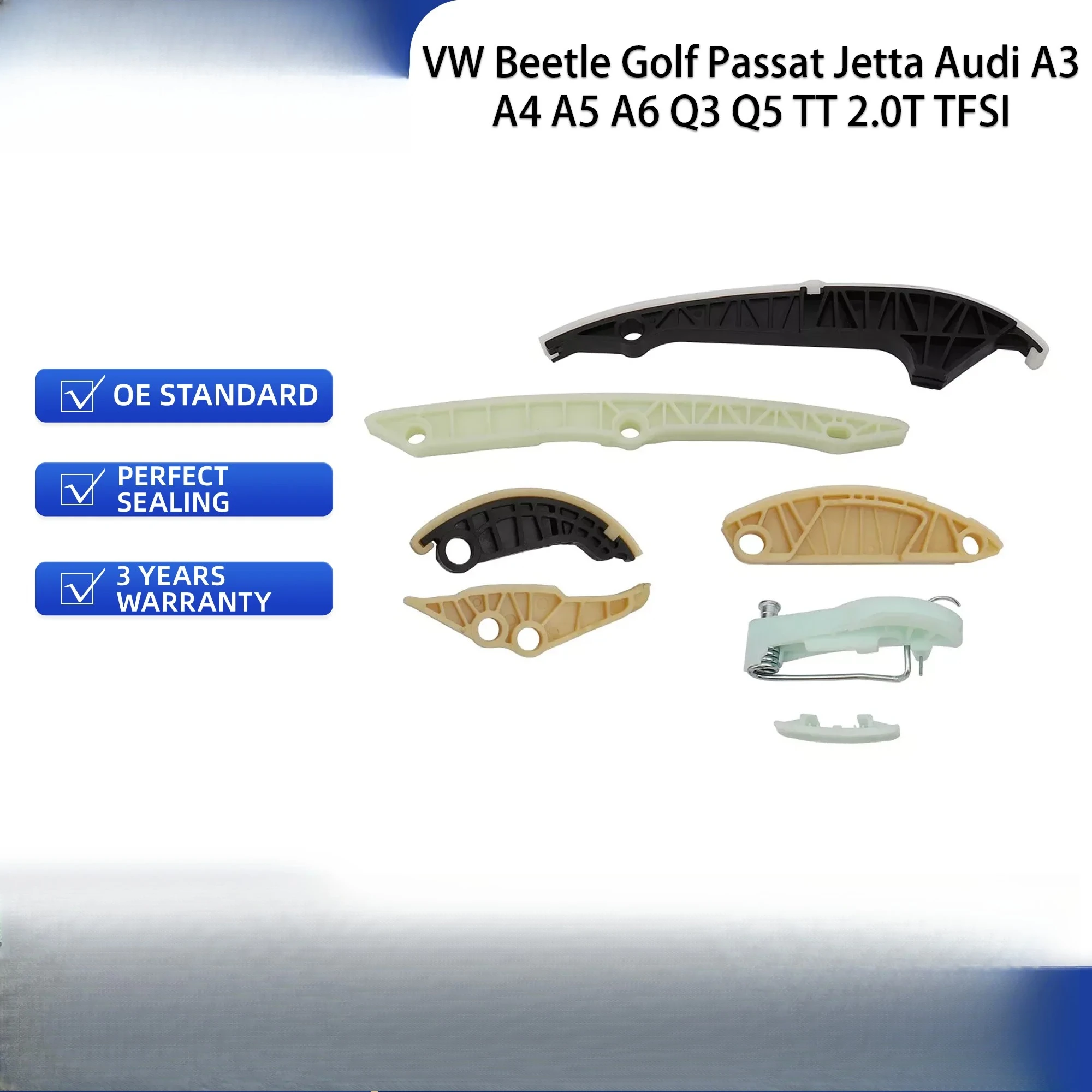 Timing Chain Kit for VW Beetle Golf Passat Jetta Audi A3 A4 A5 A6 Q3 Q5 TT 2.0T TFSI 2006-2020 06H109467N 06H109467R