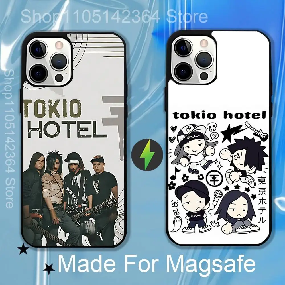 

Tom Bill Kaulitz T-Tokio Hotels Magnetic Case For IPhone 14 16 17 13 12 11 15 Pro Max Plus For Magsafe Wireless Charge Cover