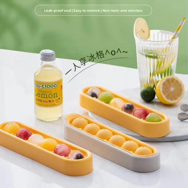 

Silicone Ice Cube Tray Small round Ball Shaped Ice Maker for Home Refrigerator Kitchen Cooking Utensils Ice Mold Holder