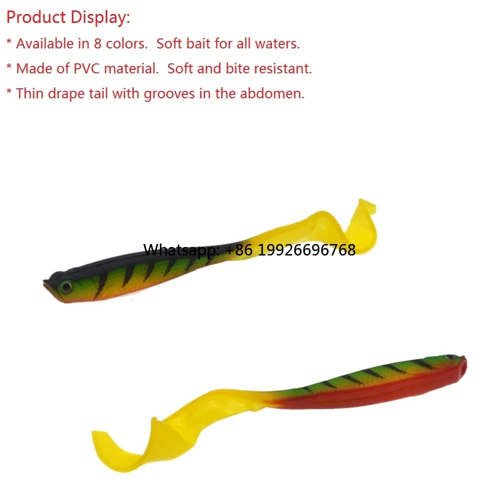 

Wholesale Soft Bait Road Subbait Fresh Water Bait Drongo Soft Worm Bionic Soft Bait manufacturer