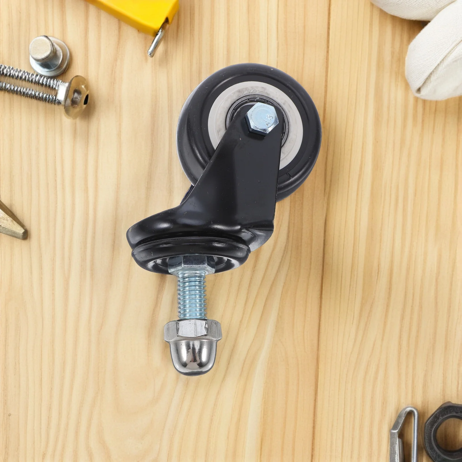 2 قطعة عجلات دوارة عالمية قطع غيار شديدة التحمل لمسارات ملعب كرة السلة للتنس متينة وناعمة