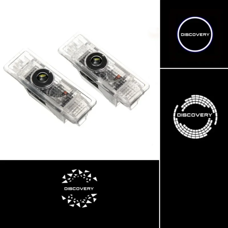 2pcs Laser Projector Lamps Led Car Door Welcome Lights Car Accessories Interior For Land Rover Discovery 3 4 2010-Now Car Goods