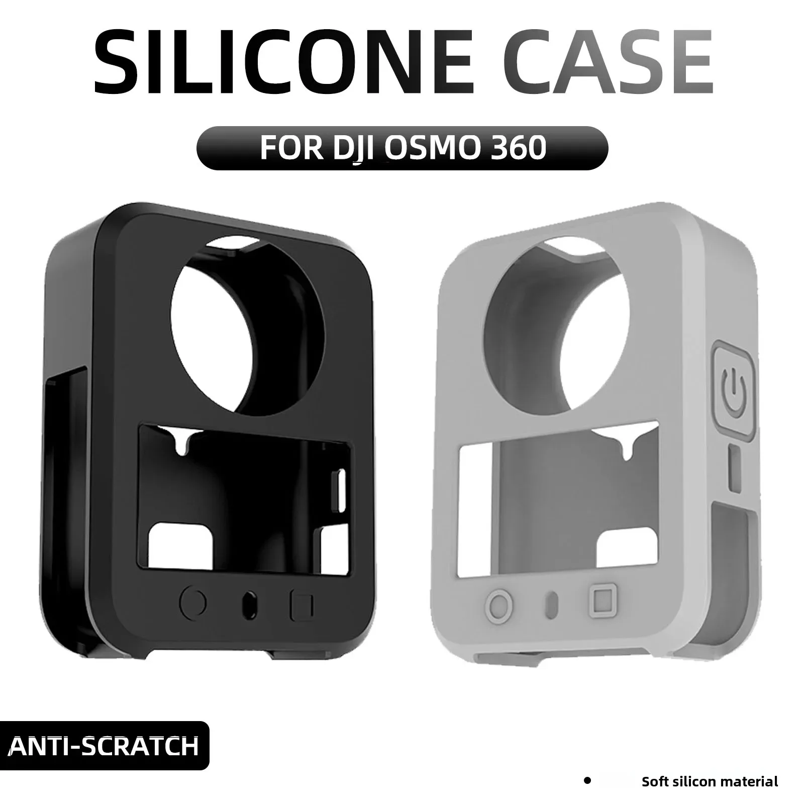 

Silicone Case for DJI Osmo 360 Soft Protective Cover for DJI Osmo 360 Anti-scratch Camera Protection Shell Accessories