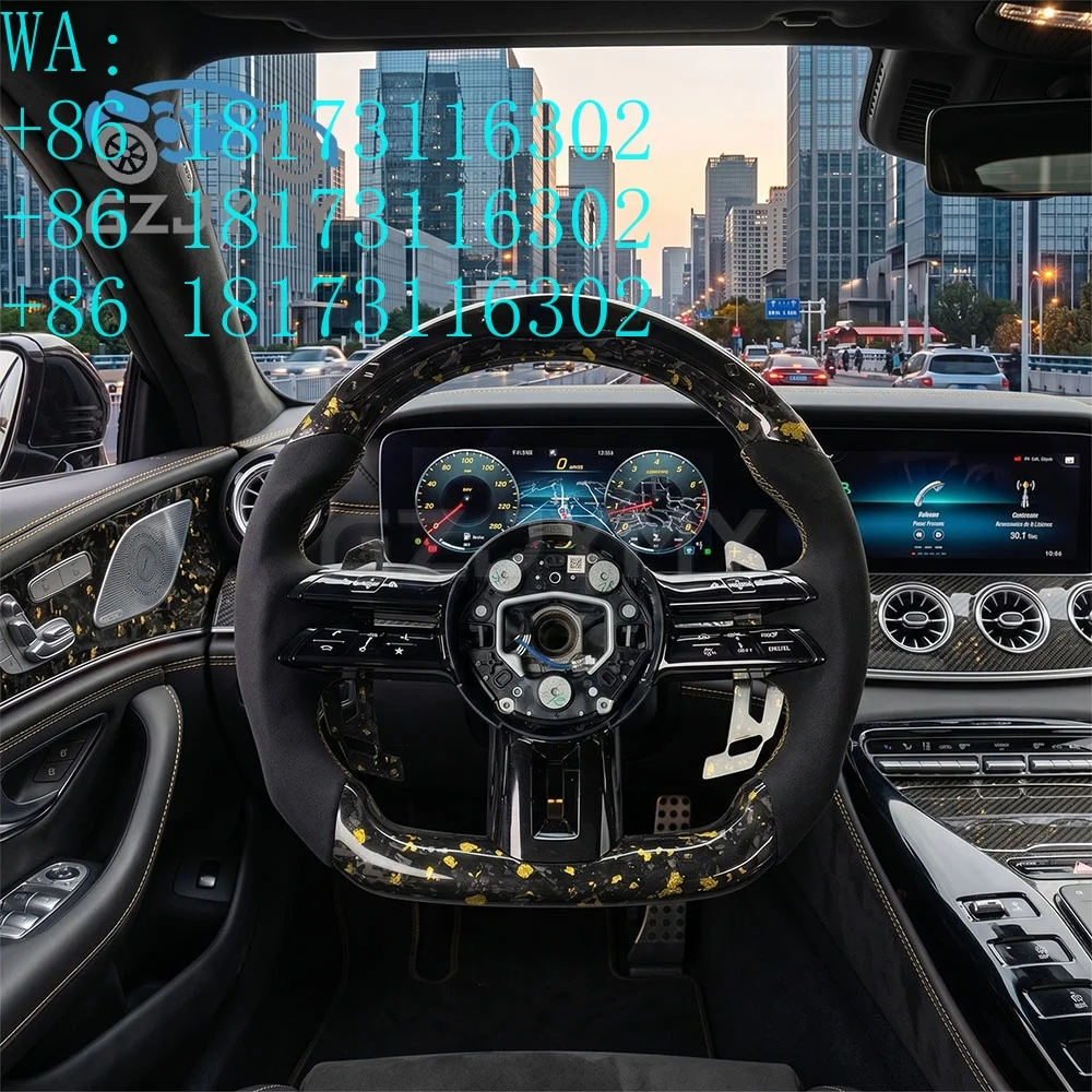 Factory Discounts Forged Pattern Carbon Fiber Steering Wheel for  W204 W205 W166 W212 W213 W220 W221 W222 W463 C200 C250 C300 C6