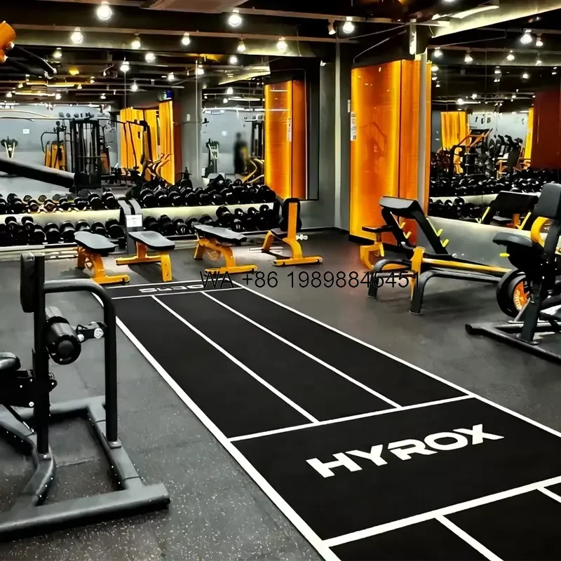 Wmwmnu for Gym Push Pull Sled Artificial Turf Green Line Track Markings Functional Patterns Customizable 4m Wide Eco Friendly