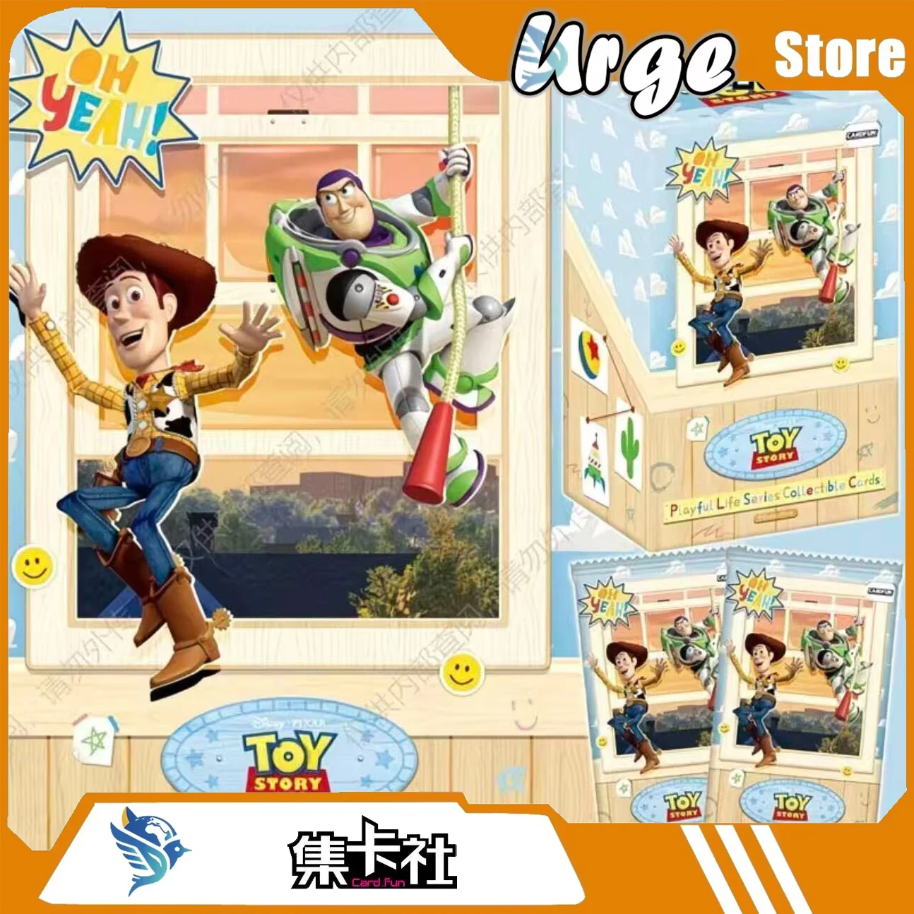 Cartões colecionáveis CardFun Disney Toy Story 30th Anniversary Fun Life Series – Cartões Oficiais Woody SSR HR para troca e presente