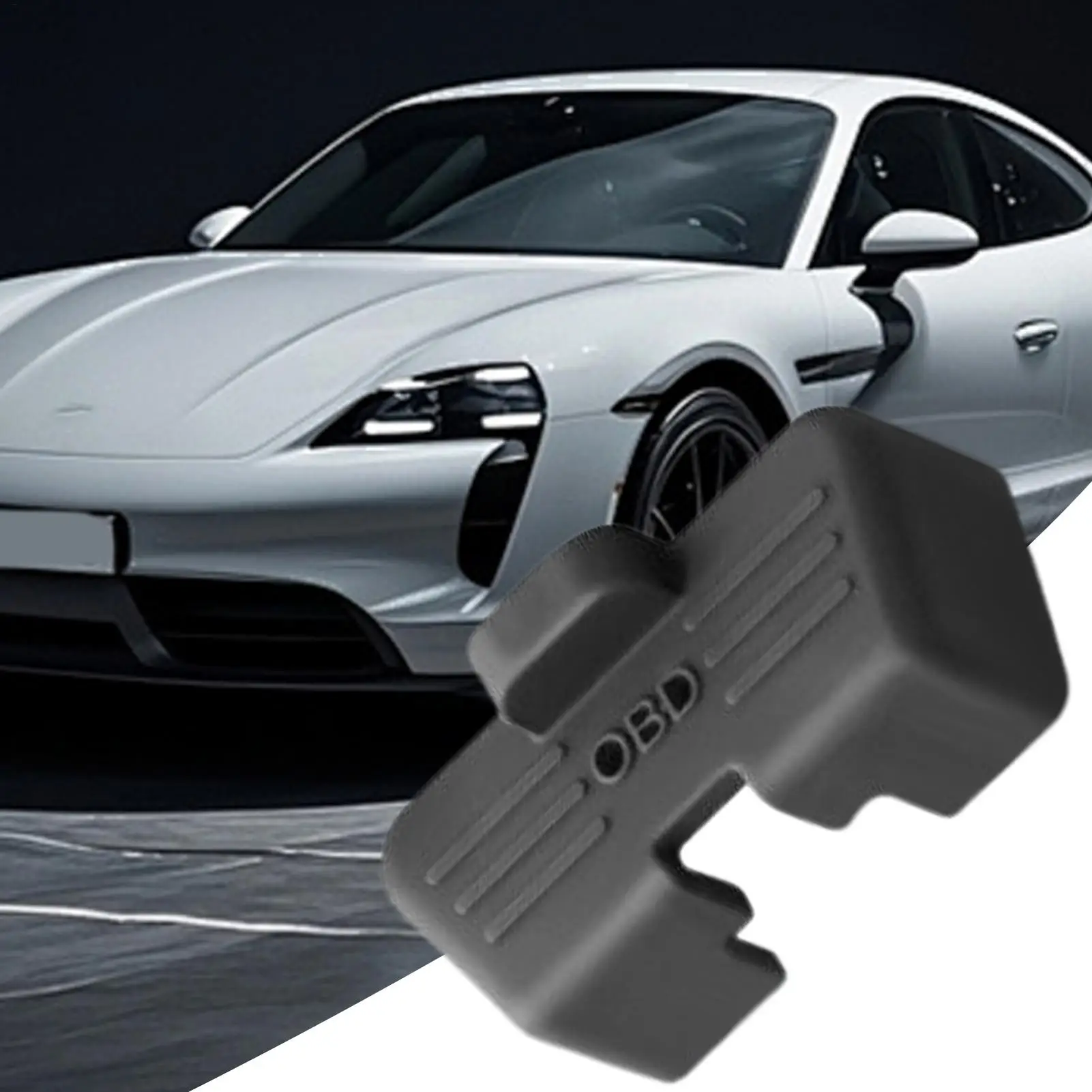 Obd ميناء حامي سيليكون obd غطاء غبار غطاء مقاوم للماء للموصل التشخيصي صيانة واقية غسل في الهواء الطلق #4