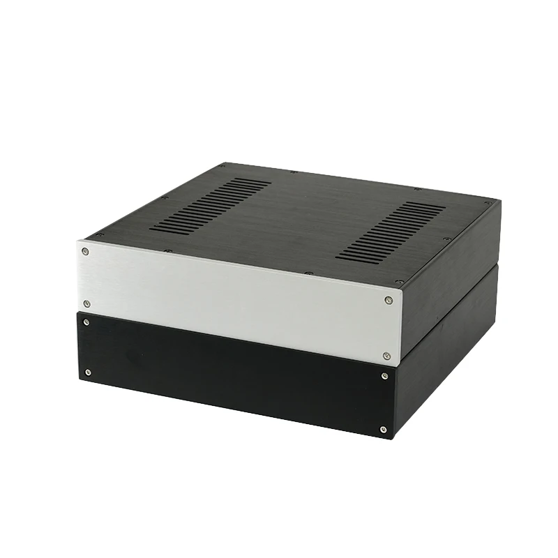 Châssis d'amplificateur de puissance tout en aluminium, 320x70x305mm, préamplificateur, décodeur DAC, coque de boîtier Audio à monter soi-même