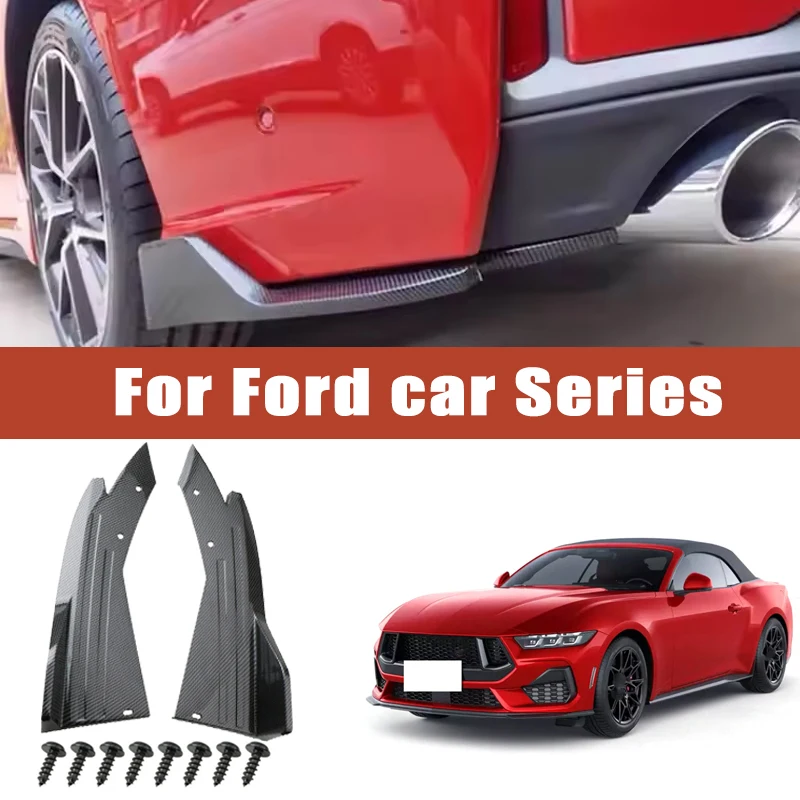 

Rear Bumper Spoiler Lip Splitter Diffuser Anti-Crash Winglet Car Mod For Ford Focus Fiesta Mustang Escape Explorer Edge F150