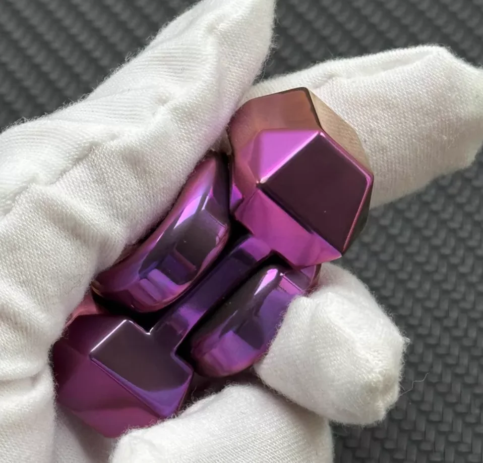 Used EDC Banana Ape+Purple Diamond Easter Egg+Zirconium Rainbow Throwing fidget decompression toy