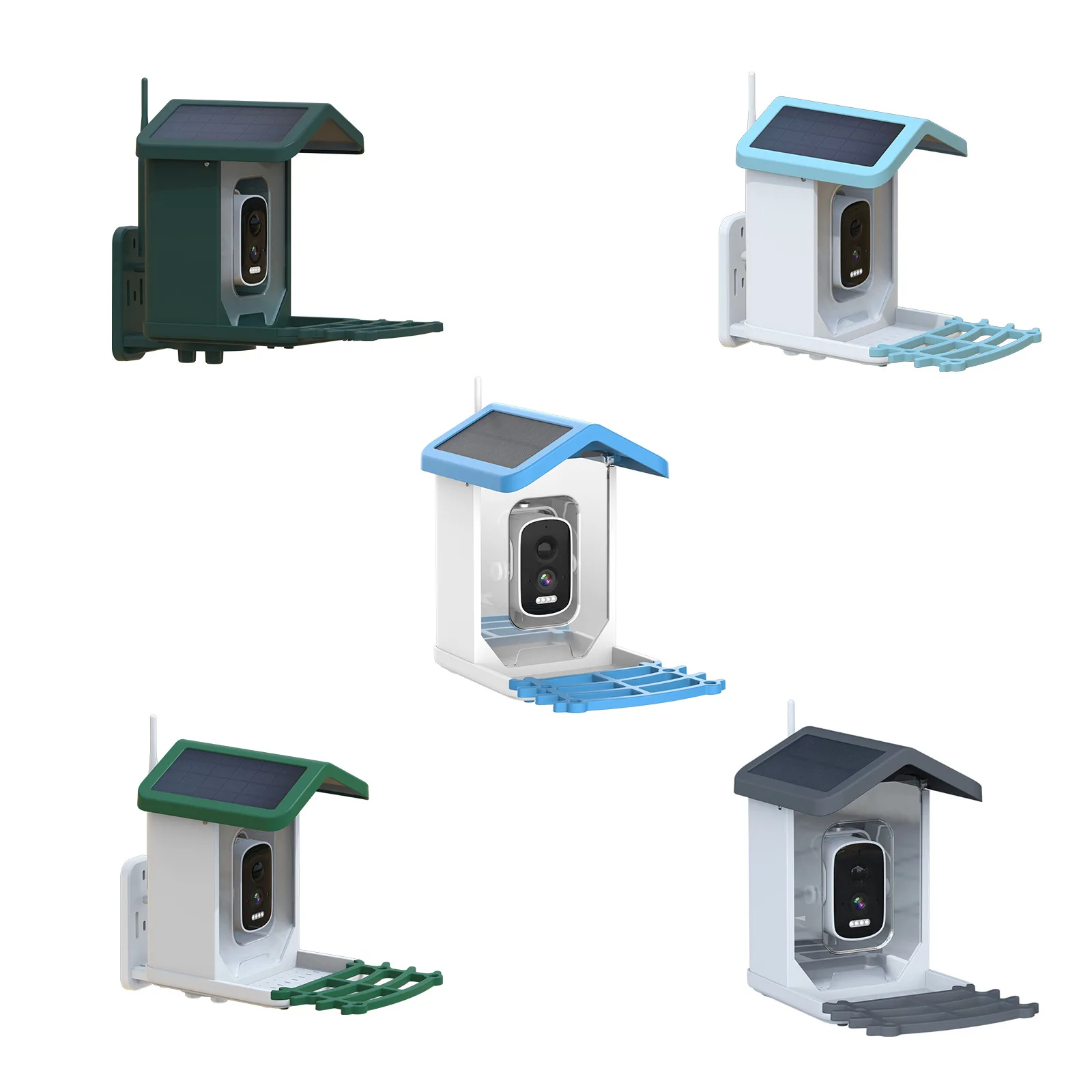 

Source Factory Smart Bird Feeder Camera Solar Powered AI Bird Recognition Cross-border Hot Sale HD Pet Feeder Automatic Squirrel