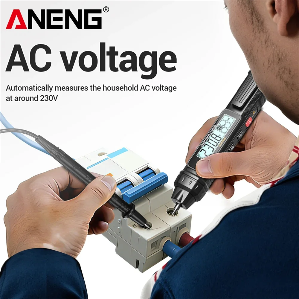 ANENG A3005 Digital Multimeter Pen Professional Testers BT138 Battery Tester AC DC Voltage Live Zero Line Repair Detector Tools