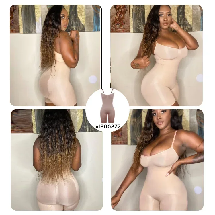 Einteiliger Shapewear-Body mit Bauchkontrolle, Taillenmieder, schlankmachende, nahtlose Hebeunterwäsche für Damen – Detail 9