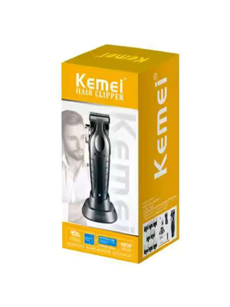 Usb перезаряжаемый беспроводной электрический триммер для волос в паху Kemei Km-2296, 2500 мАч, регулируемый триммер с литиевой батареей для мужчин