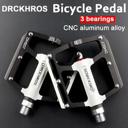 3 Bearings Bike Pedal Ultra-light Non-slip Aluminum Alloy CNC BMX MTB Road Bicycle Pedal Cycling Sealed Bearing Bike Accessories