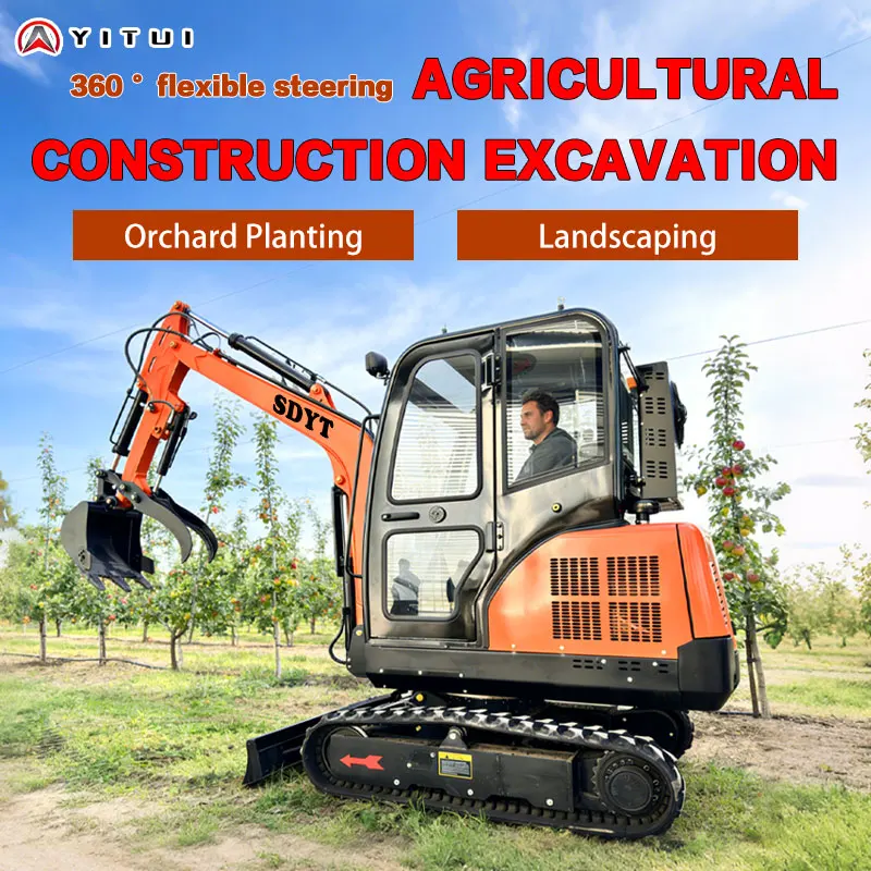 

Полная оплата не депозит 2,0 тонны Высококачественный мини-экскаватор-гидравлическая система Гусеничный мешок для дома Epa Ce по индивидуальному заказу