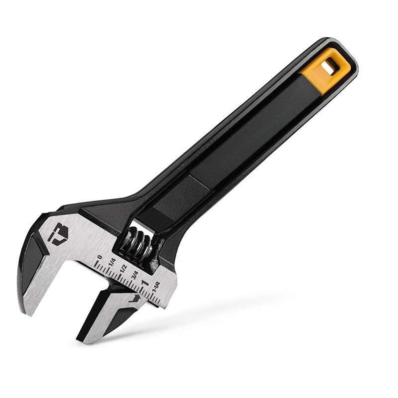 

Dual scale adjustable wrench tool