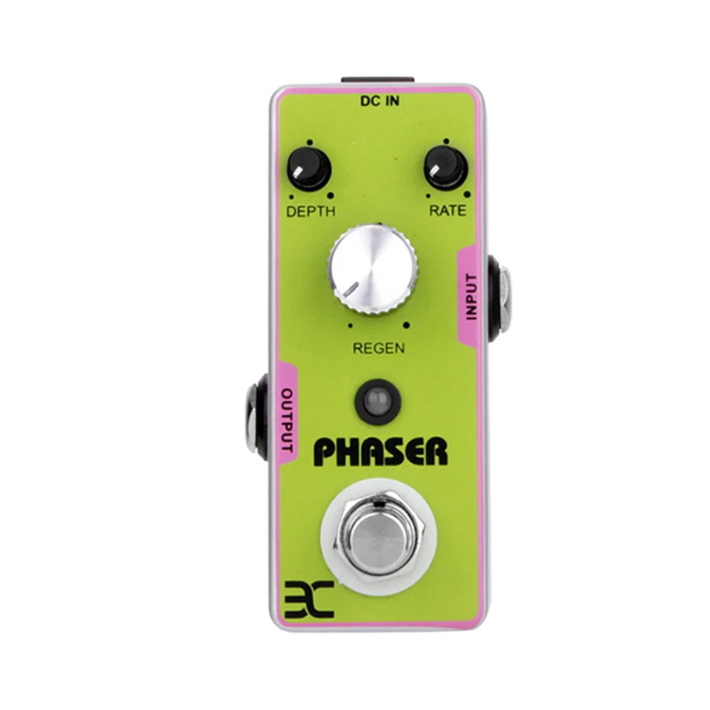 ENO TC42 PHASER Electric Guitar Effect Pedal Phase Working DEPTH RATE REGEN Knob Effect Guitar Accessories