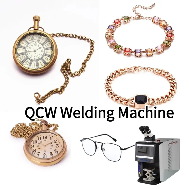 High-Speed QCW Laser Welding 60/120/200W Device with CCD Camera for Ultra-Precise Targeting on Intricate Jewelry Designs