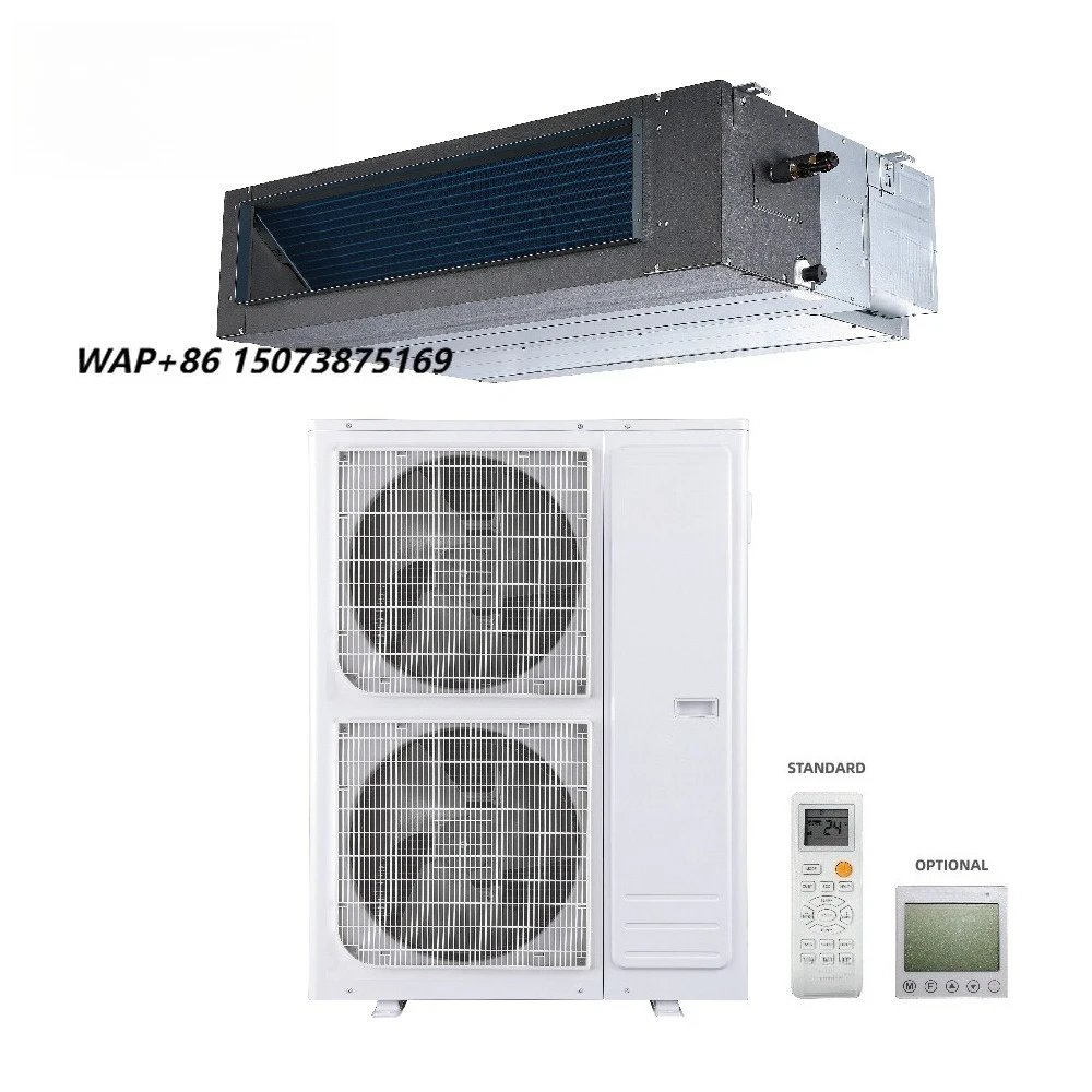 MEKER 48000 BTU 4 TON Inverter R410A/R32 Ducted Split Air Conditioner with Cooling/Heating for Hotel Use App-Controlled