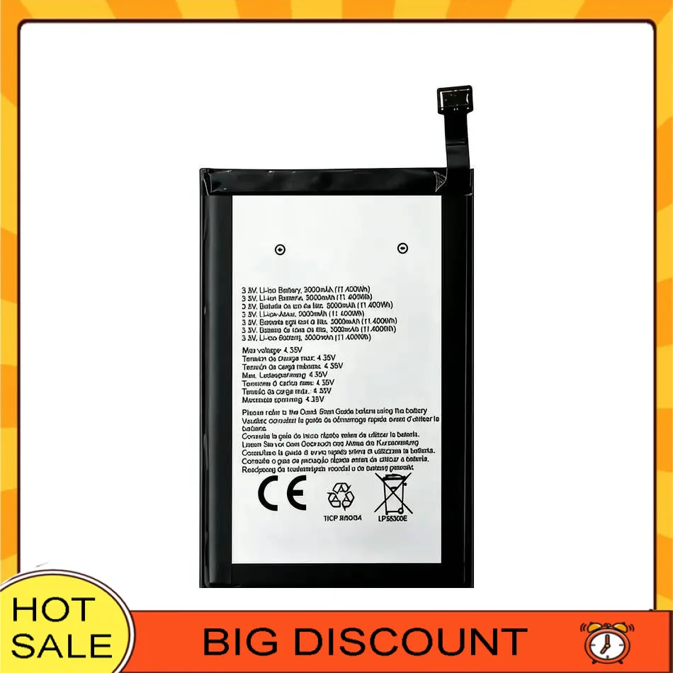 

LP38300E 3000Mah High Performance Safe Mobile Phone Battery For Crosscall Trekker M1