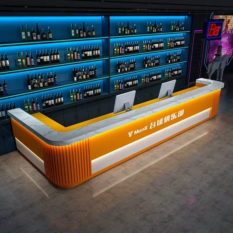 

Cashier Bar Reception Desk Restaurant Shop Mall Industry Banco Industry Desks Church Modern Commercial Bar Rezeption Furniture