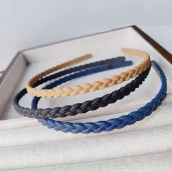 3pc European and American Solid Twists Headband Women Girls Hair Bands Elegant Hairband for Holiday Party Hair Accessories