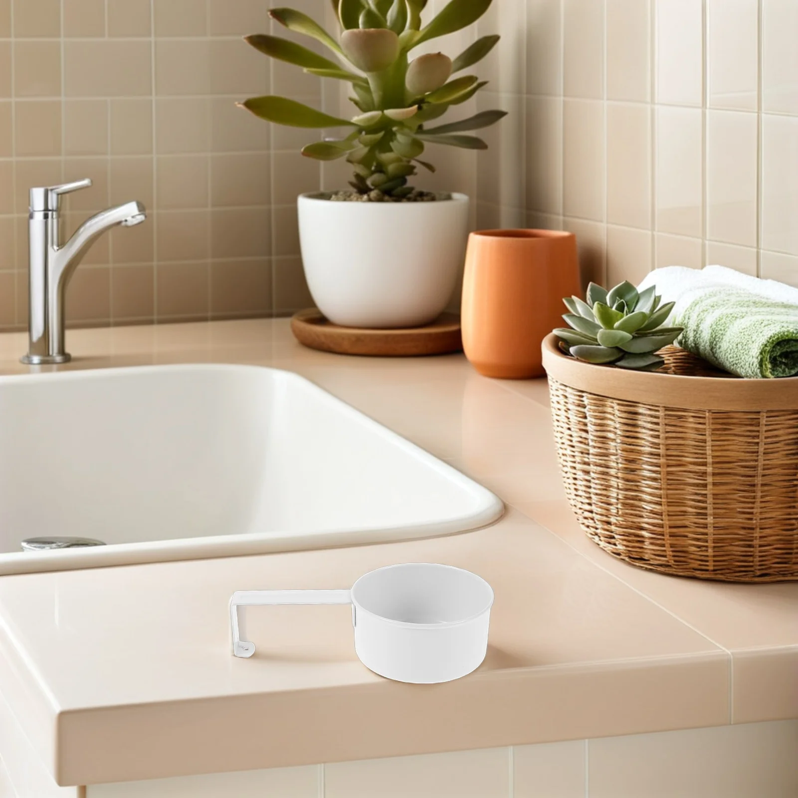 

Iron Laundry Powder Scoop Hanging Hook Stable Ergonomic Measuring Spoon for Pet Food Rice Grain Cereal Measuring Scoop