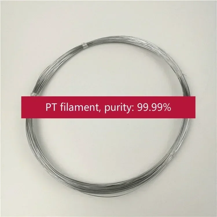 Platinum wire electrode,, electrophoretic cell electrode anode platinum wire, flame color reaction platinum wire, purity99.99%.