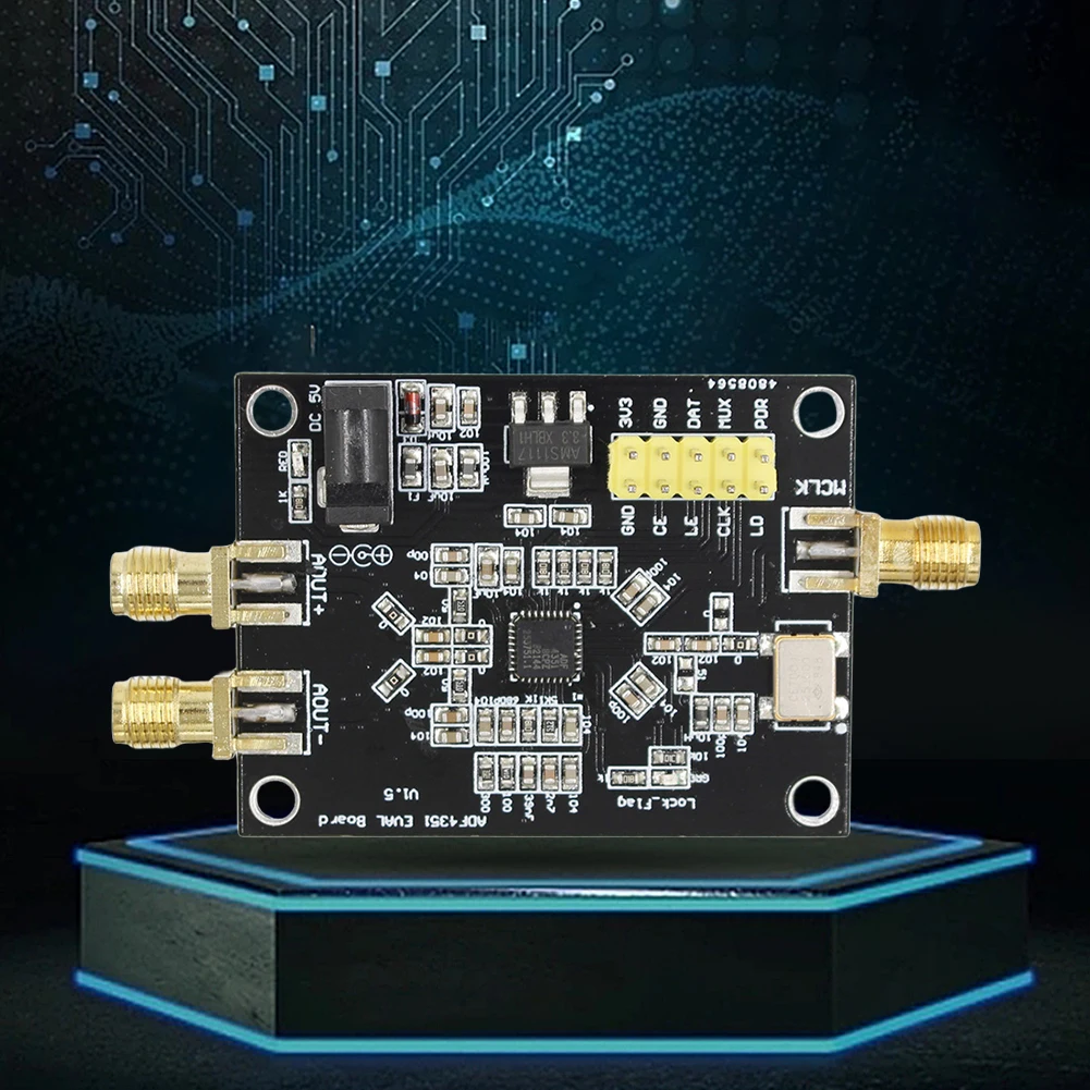 Generador de señal RF ADF4351, 135M-4,4 GHz, fuente de señal RF, sintetizador de frecuencia PLL, módulo de fuente de señal RF de bucle bloqueado de fase