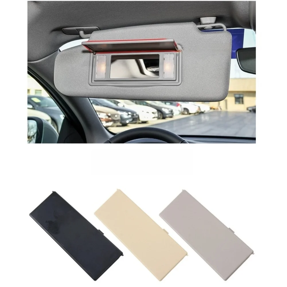 Gray Sun Visor Makeup Mirror Cover For Volvo V40 2013-2018 S60 31377713-1 Vanity Mirror Cap