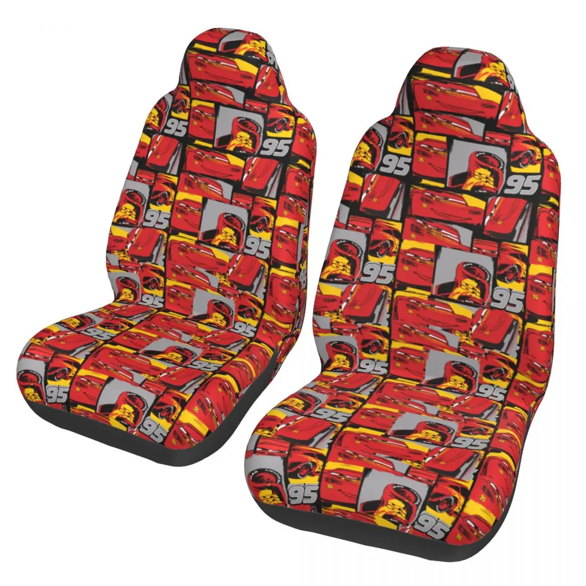 

Cars McQueens Go 95 Pattern Universal Car Seat Cover Waterproof Women Seat Covers Fabric Hunting