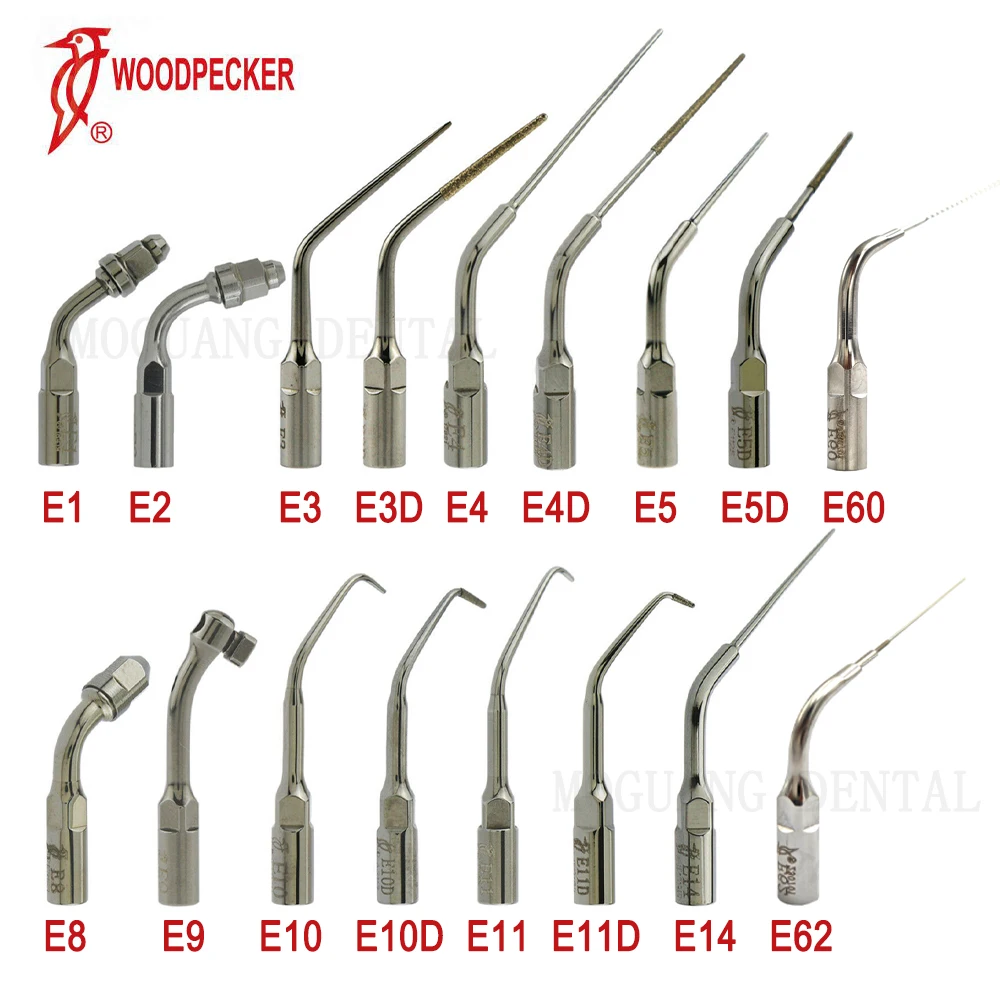 

Woodpecker Dental Ultrasonic Scaler Scaling Endo Tips Satalec E-Series Fit EMS UDS Ultrasonic Perio Scaler Handpiece Material