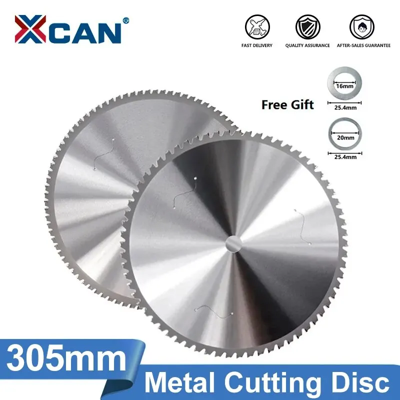 XCAN Metal Cutting Blade 305mm Circular Saw Blade For Aluminum Iron Steel Metal Cutting Disc Carbide Saw Blade