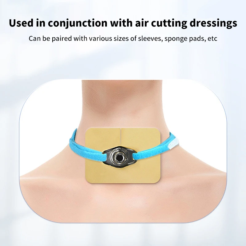 Soft Non-woven Fabric Neck Support Tracheostomy Holder Tracheal Catheter Fixed Belt Ultra-soft Fixation Tracheotomy Tube Strap