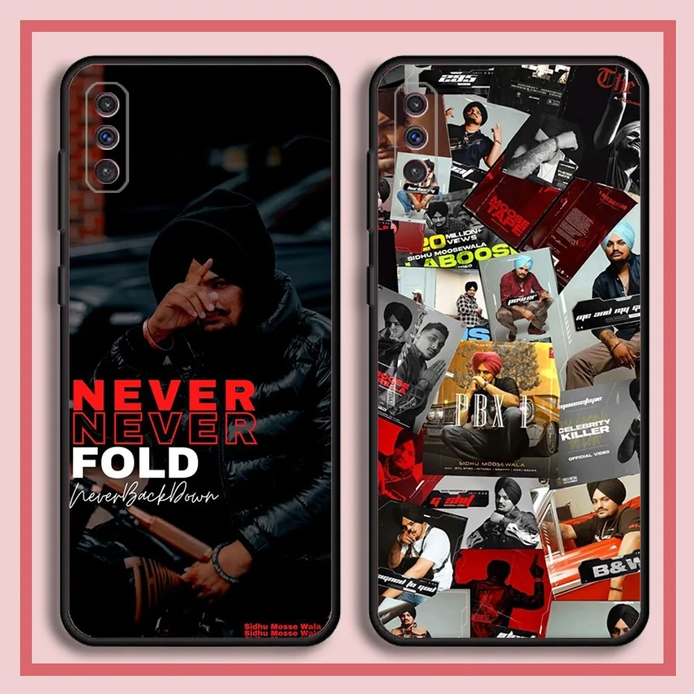 

Sidhu Moose Wala Rapper Phone Case For Samsung S23,23,22,30,21,10,9,Note20 Ultra,Lite,Ultra,5G,Plus,FE,Black Soft Case