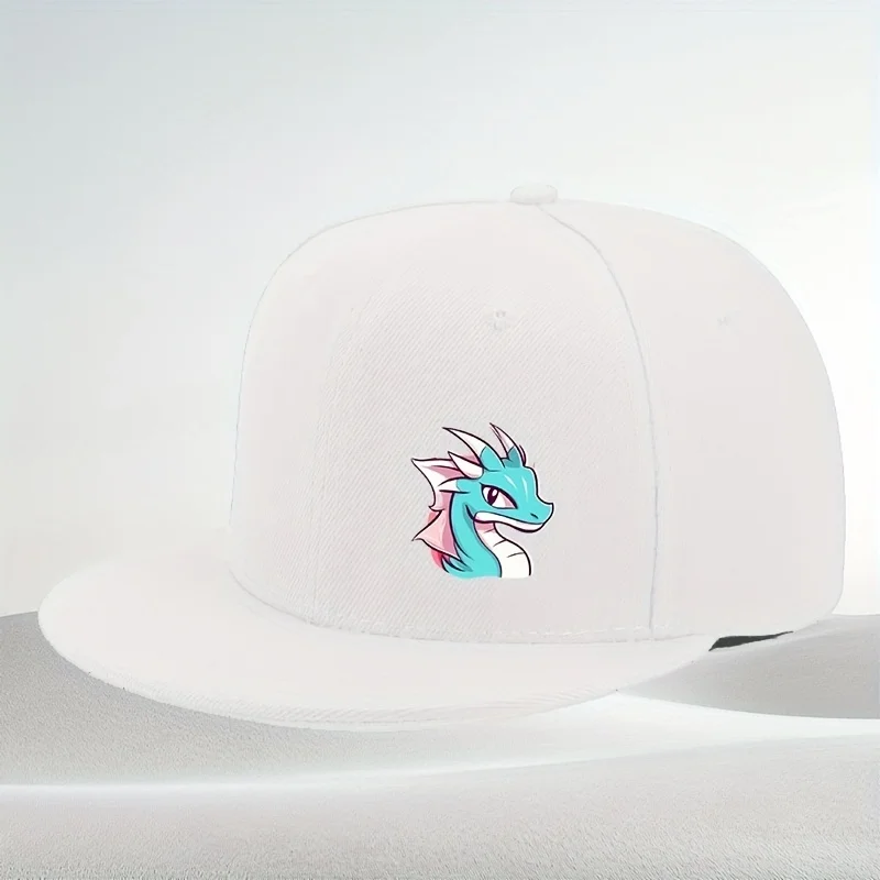Adjustable Stylish Printed Flat-Brim Hat - Breathable, Suitable for Both Men And Women, Perfect for Casual Outdoor Use in All Se