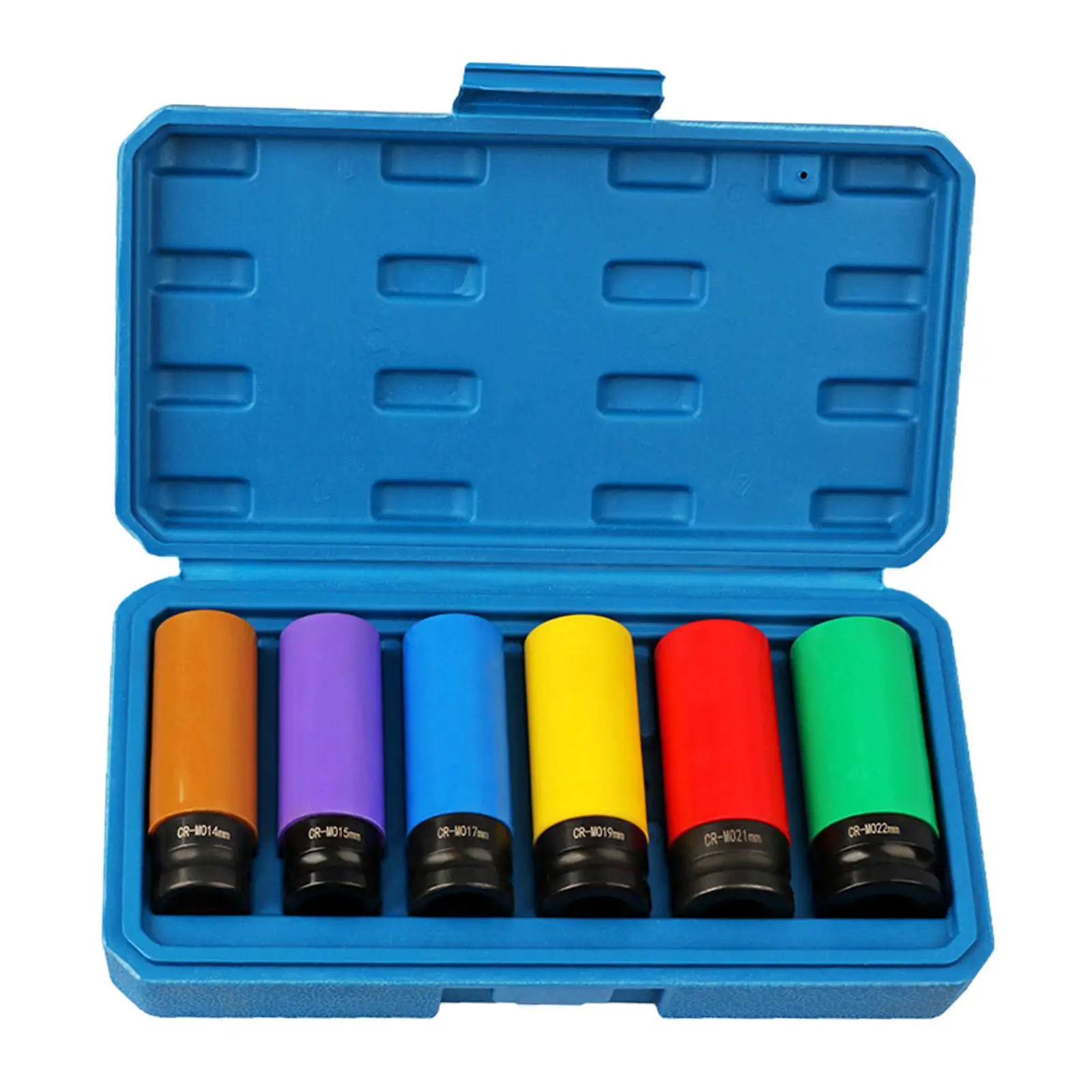 Набор торцевых головок для колес 1/2 дюйма, метрический привод 17 мм, 19 мм, 21 мм, с футляром для хранения, набор тонких головок, набор торцевых ключей для папы, мужчин, прочный