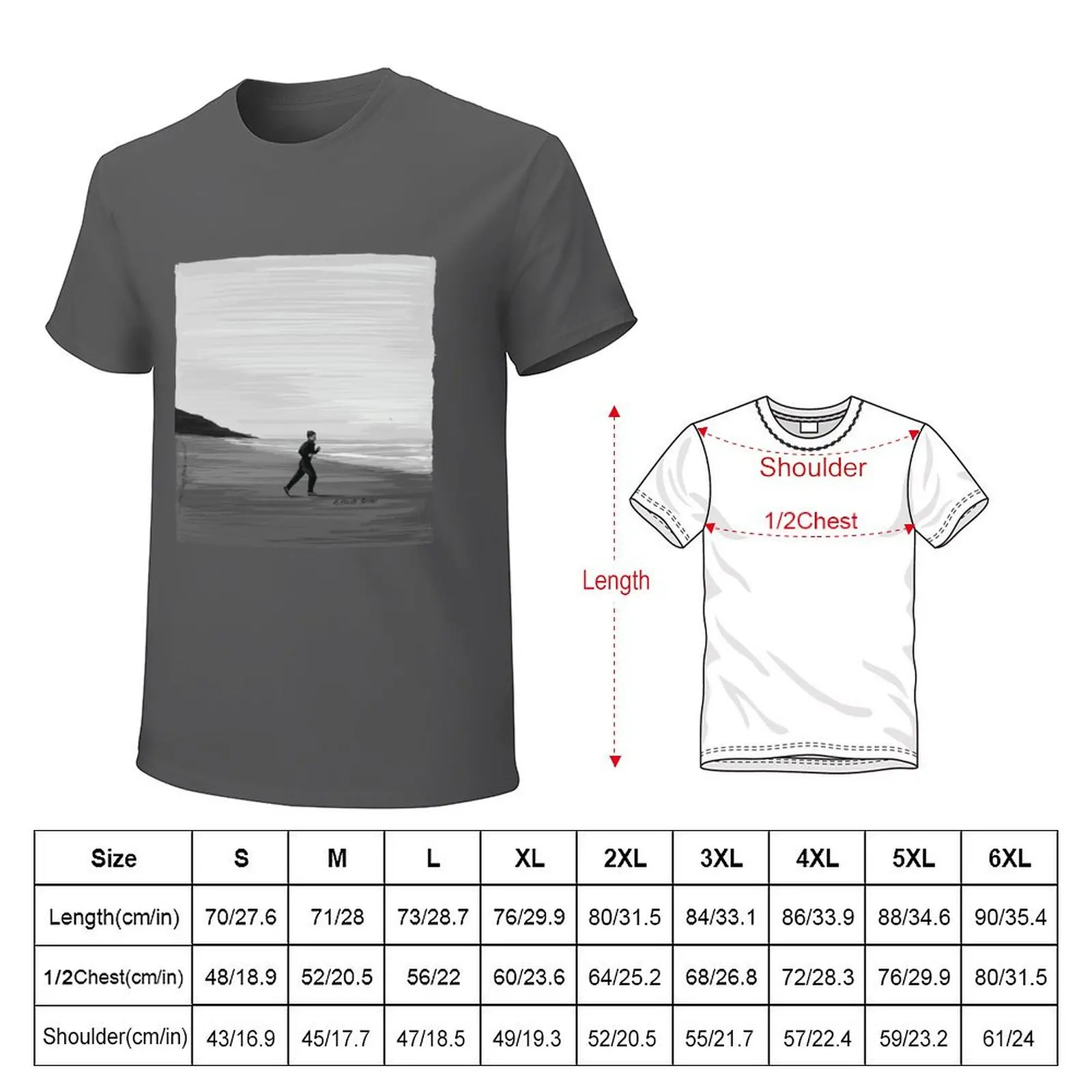 Francois Truffaut - 400 Blows / 400 coups Ending Illustration T-Shirt quick drying plain white t shirts men