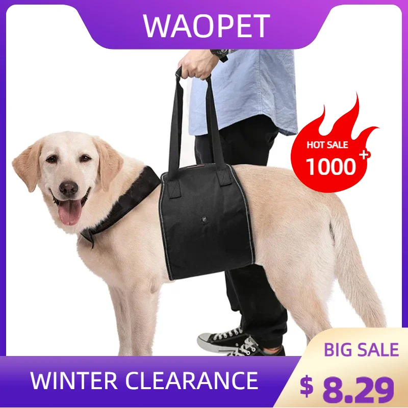 

Portable Dog Walker For Old Dog Helps Dog Weak Front Or Rear Legs Walking Aid Sling Into Cars Climbing Stairs Dogs Wheelchair