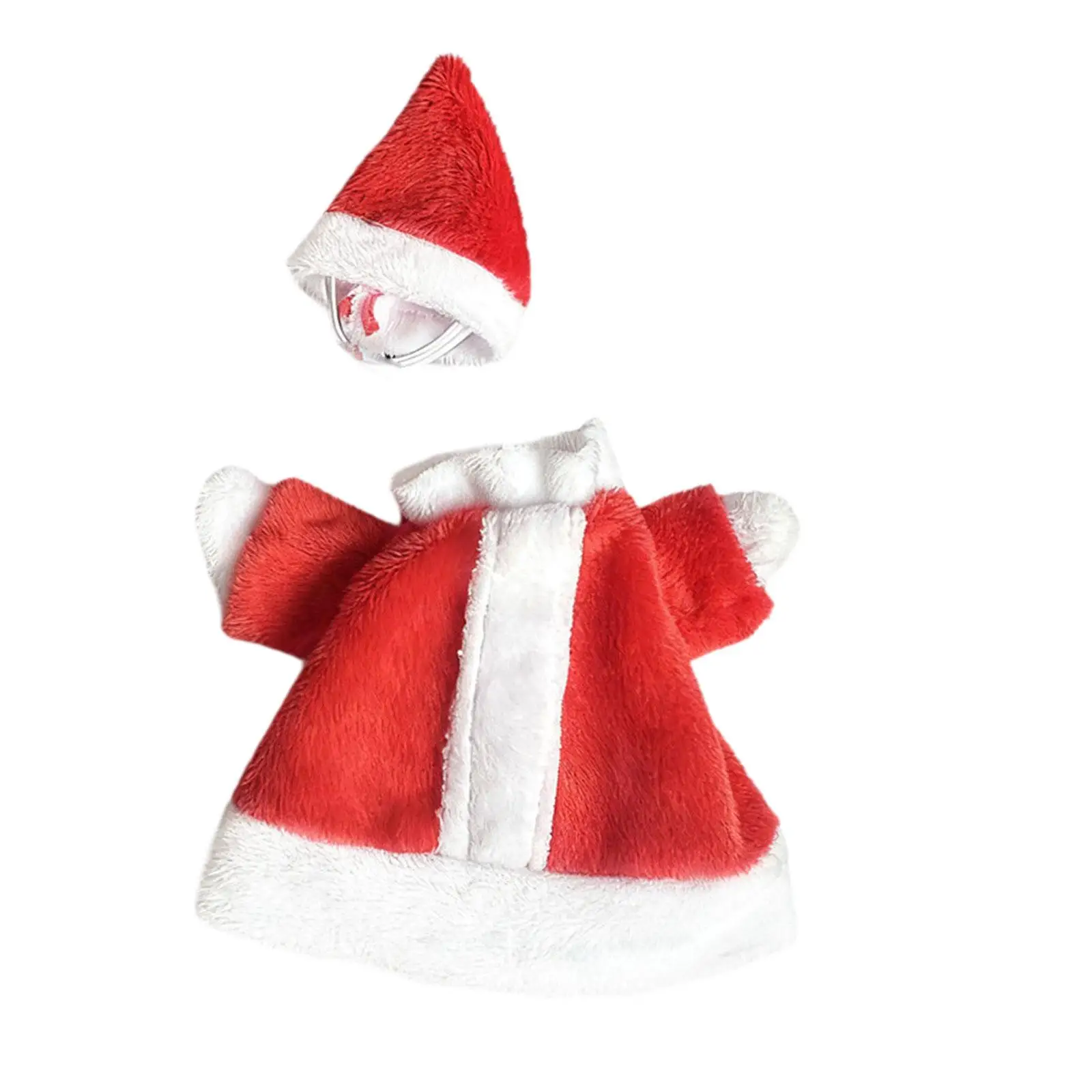 Outdoor Yard Goose Statue Clothes Polyester Outfit Dress Art Christmas Decoration Bird Accessories for Holiday Balcony