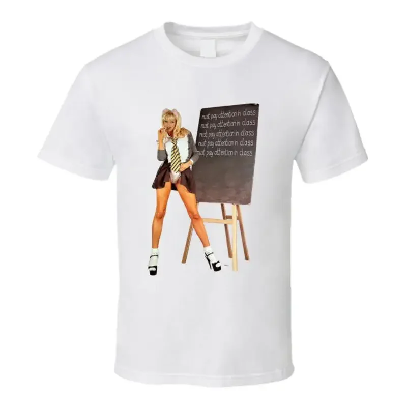 Must Pay Attention In Class Naughty School Girl T Shirt