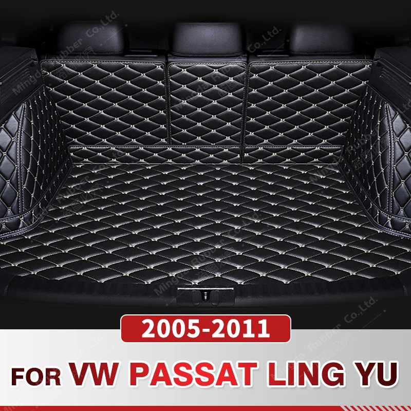 

Full Coverage Trunk Mat For VOLKSWAGEN VW Passat Ling Yu 2005-2011 10 09 08 07 06 Car Cover Pad Interior Protector Accessories